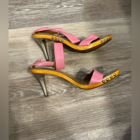 Dollhouse ankle strap studded pumps are a size 10. - Picture 7 of 11